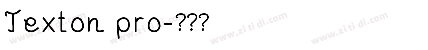 Texton pro字体转换